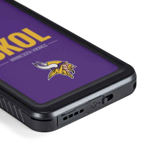 NFL Minnesota Vikings Team Motto Galaxy S24 Waterproof Case