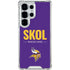NFL Minnesota Vikings Team Motto Galaxy S26 Ultra Clear Case