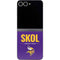 NFL Minnesota Vikings Team Motto Galaxy Z Flip6 Skin