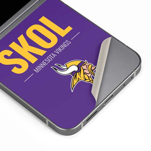 NFL Minnesota Vikings Team Motto Galaxy Z Flip6 Skin