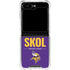 NFL Minnesota Vikings Team Motto Galaxy Z Flip6 Clear Case