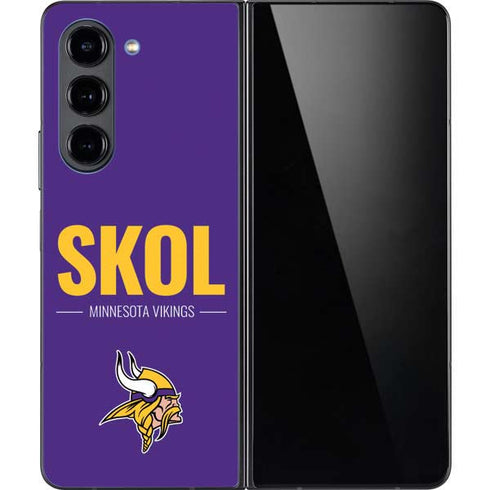 NFL Minnesota Vikings Team Motto Galaxy Z Fold5 5G Skin