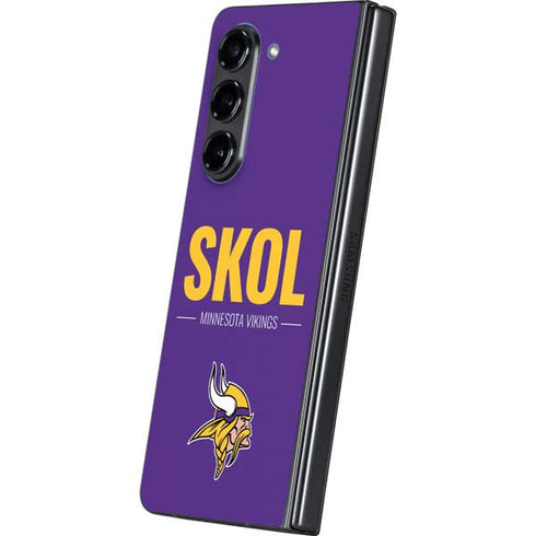NFL Minnesota Vikings Team Motto Galaxy Z Fold5 5G Skin