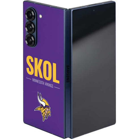 NFL Minnesota Vikings Team Motto Galaxy Z Fold6 Skin