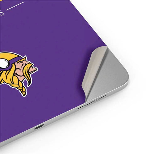 NFL Minnesota Vikings Team Motto iPad Pro 13in M4 (2024) Skin