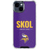 NFL Minnesota Vikings Team Motto iPhone 15 Clear Case