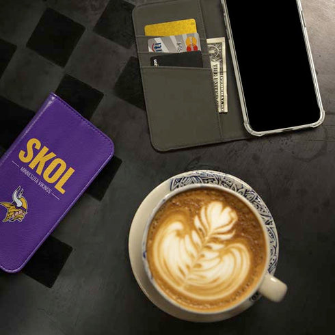 NFL Minnesota Vikings Team Motto iPhone 15 Folio Case
