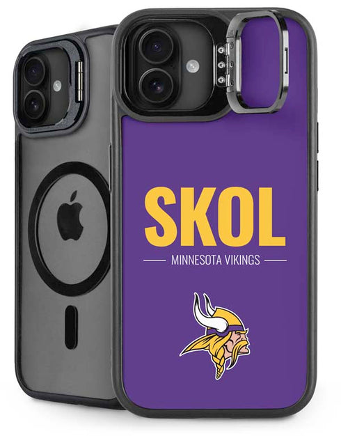 NFL Minnesota Vikings Team Motto iPhone 16 Kickstand Case
