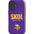NFL Minnesota Vikings Team Motto iPhone 16 Magsafe Impact Case