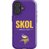 NFL Minnesota Vikings Team Motto iPhone 16 Plus Impact Case