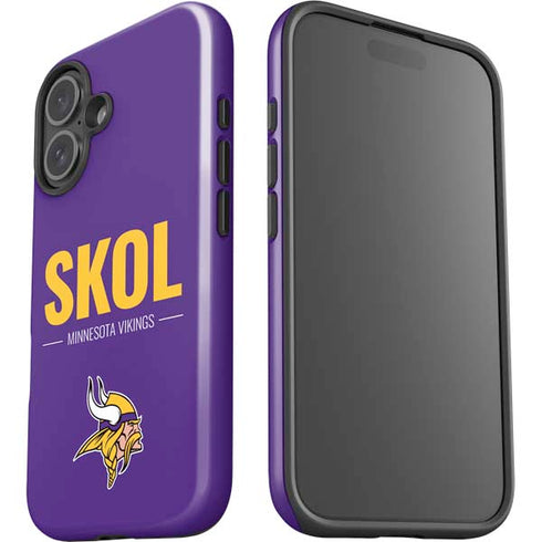 NFL Minnesota Vikings Team Motto iPhone 16 Plus Impact Case