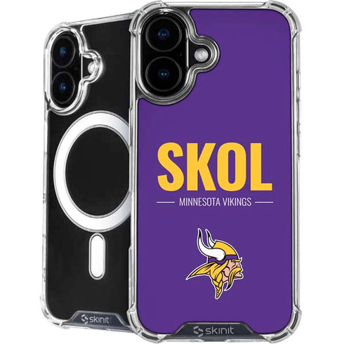 NFL Minnesota Vikings Team Motto iPhone 16 Plus MagSafe Case