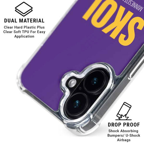 NFL Minnesota Vikings Team Motto iPhone 16 Plus MagSafe Case