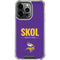NFL Minnesota Vikings Team Motto iPhone 16 Pro Clear Case