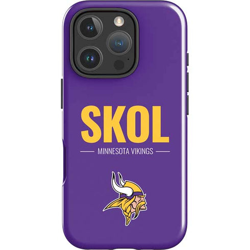 NFL Minnesota Vikings Team Motto iPhone 16 Pro Max Impact Case