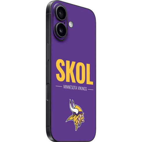 NFL Minnesota Vikings Team Motto iPhone 16 Skin