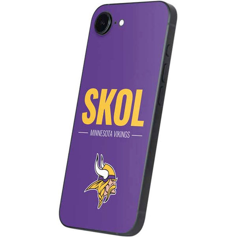 NFL Minnesota Vikings Team Motto iPhone 16e Skin