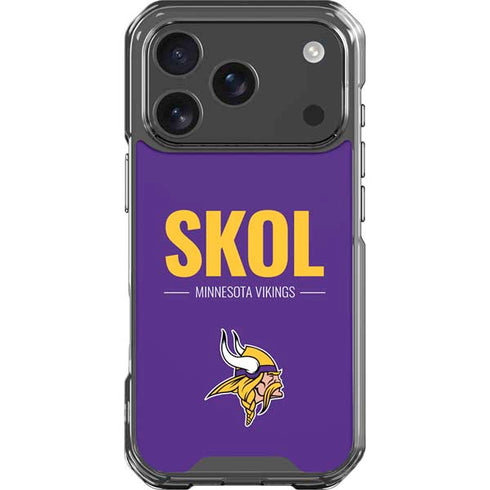 NFL Minnesota Vikings Team Motto iPhone 18 Pro Clear Case
