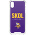 NFL Minnesota Vikings Team Motto iPhone XS Clear Case