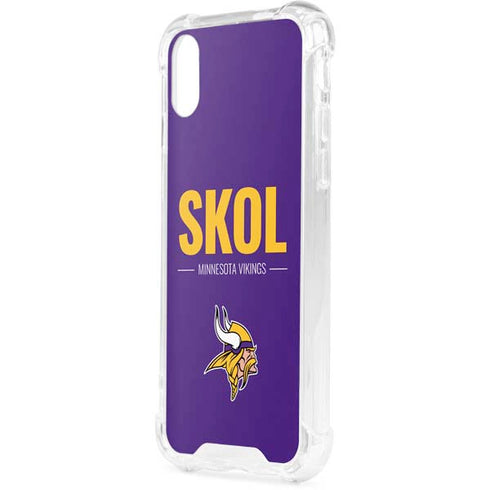 NFL Minnesota Vikings Team Motto iPhone XS Clear Case