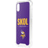 NFL Minnesota Vikings Team Motto iPhone XS Clear Case