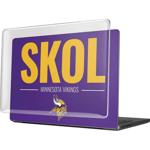 NFL Minnesota Vikings Team Motto MacBook Pro 14in (2021-24) Case plus Skin