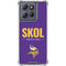 NFL Minnesota Vikings Team Motto Moto G 5G (2025) Clear Case