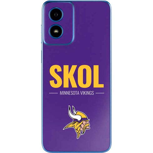 NFL Minnesota Vikings Team Motto Moto G Play 4G (2024) Skin