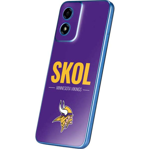 NFL Minnesota Vikings Team Motto Moto G Play 4G (2024) Skin
