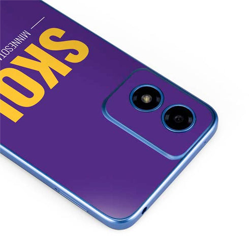 NFL Minnesota Vikings Team Motto Moto G Play 4G (2024) Skin
