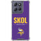 NFL Minnesota Vikings Team Motto Moto G Power 5G (2025) Clear Case