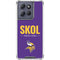 NFL Minnesota Vikings Team Motto Moto G Stylus 5G (2025) Clear Case