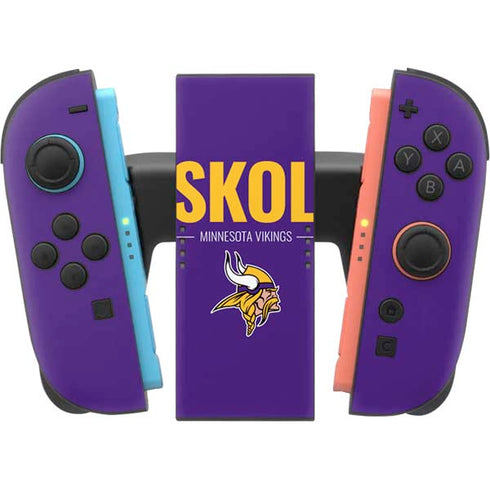 NFL Minnesota Vikings Team Motto Nintendo Switch 2 (2025) Joy-Con Controller Skin