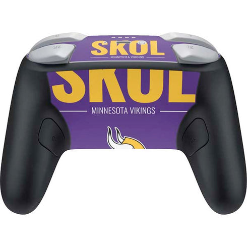 NFL Minnesota Vikings Team Motto Nintendo Switch 2 (2025) Pro Controller Skin