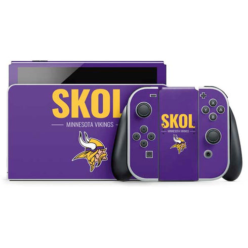 NFL Minnesota Vikings Team Motto Nintendo Skins