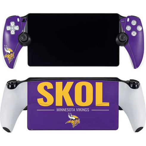 NFL Minnesota Vikings Team Motto PlayStation Portal Remote Player Skin