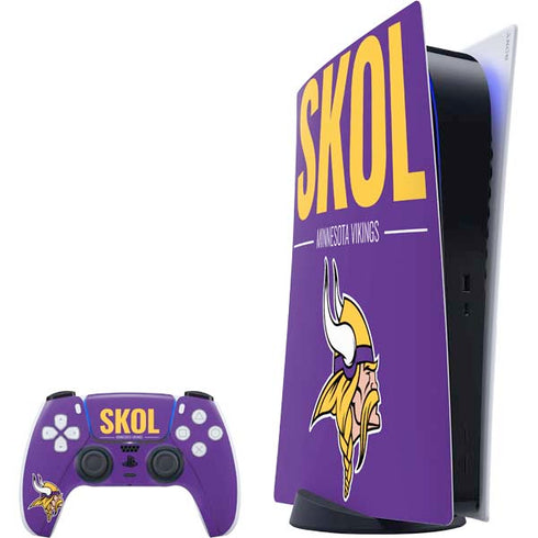 NFL Minnesota Vikings Team Motto PlayStation PS5 Skins