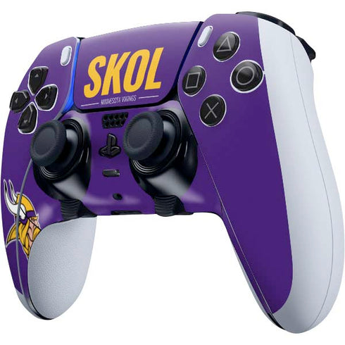 NFL Minnesota Vikings Team Motto PS5 DualSense Edge Pro Controller Skin