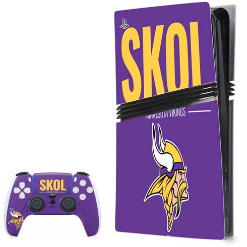 NFL Minnesota Vikings Team Motto PS5 Pro Bundle Skin