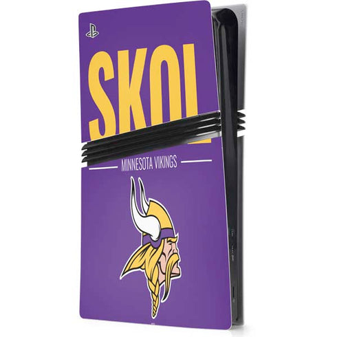NFL Minnesota Vikings Team Motto PS5 Pro Console Skin