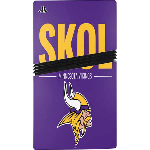 NFL Minnesota Vikings Team Motto PS5 Pro Console Skin