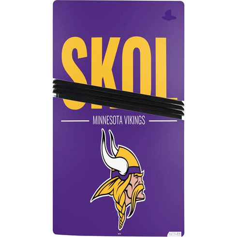 NFL Minnesota Vikings Team Motto PS5 Pro Console Skin