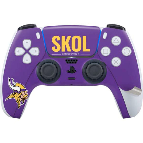 NFL Minnesota Vikings Team Motto PS5 Pro Disk Bundle Skin