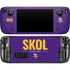 NFL Minnesota Vikings Team Motto Steam Deck Handheld Gaming Computer OLED Skin