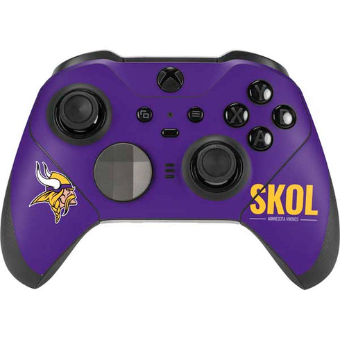 NFL Minnesota Vikings Team Motto Xbox Elite Wireless Controller Series 2 Skin