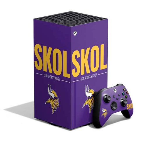 NFL Minnesota Vikings Team Motto XBox Series X Digital Edition Bundle Skin