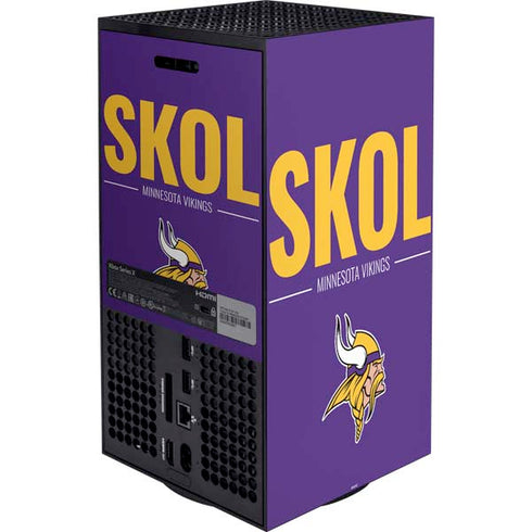 NFL Minnesota Vikings Team Motto XBox Series X Digital Edition Bundle Skin