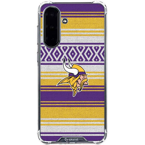 NFL Minnesota Vikings Trailblazer Galaxy A36 5G Clear Case