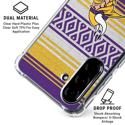 NFL Minnesota Vikings Trailblazer Galaxy A36 5G Clear Case