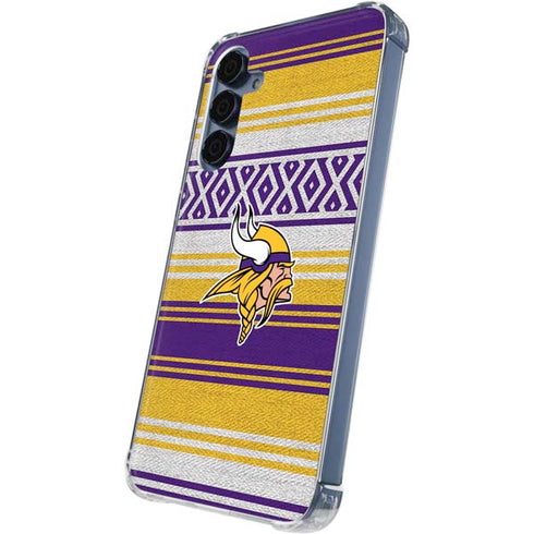 NFL Minnesota Vikings Trailblazer Galaxy A55 5G Clear Case